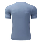 Mens Activewear Workout 87.6%nylon 12.4%spandex T-shirt L-325311