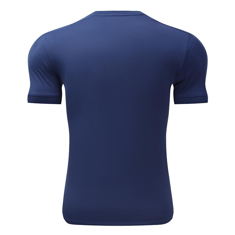 Mens Activewear Workout 87.6%nylon 12.4%spandex T-shirt L-325311