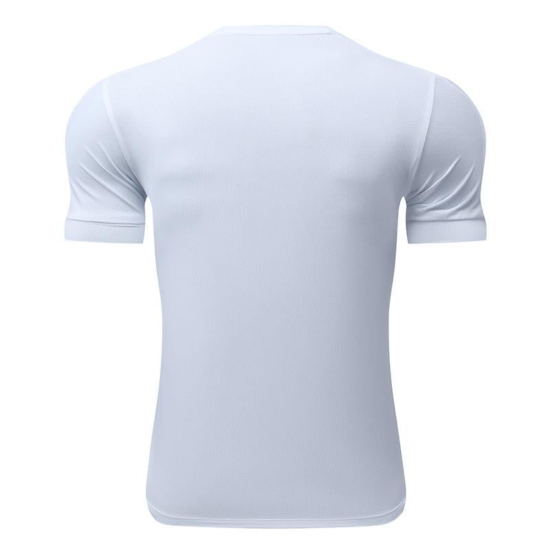 Mens Activewear Workout 87.6%nylon 12.4%spandex T-shirt L-325311