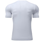 Mens Workout Running 88%polyester 12%spandex T-shirt L-325312
