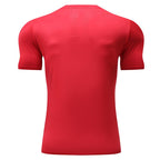 Mens Workout Running 88%polyester 12%spandex T-shirt L-325312