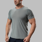Mens Sports Workout 80%polyester 20%spandex T-shirt L-325313
