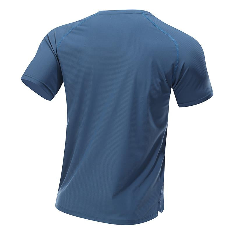 Mens Sports Workout 80%polyester 20%spandex T-shirt L-325313