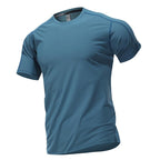 Mens Sports Workout 80%polyester 20%spandex T-shirt L-325313