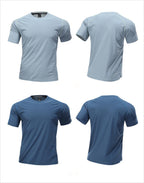 Mens Sports Workout 80%polyester 20%spandex T-shirt L-325313