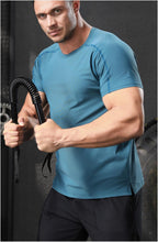 Mens Sports Workout 80%polyester 20%spandex T-shirt L-325313