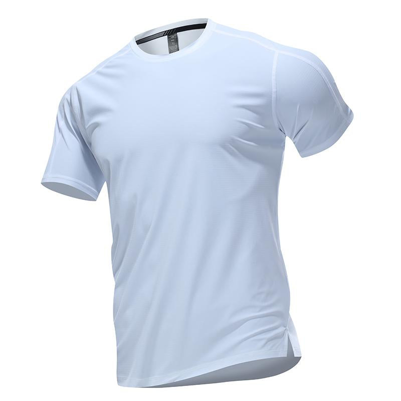 Mens Sports Workout 80%polyester 20%spandex T-shirt L-325313