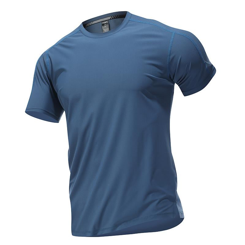 Mens Sports Workout 80%polyester 20%spandex T-shirt L-325313