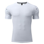 Mens Gym Workout 80%polyester 20%spandex Tshirt L-325314