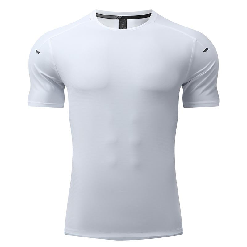 Mens Gym Workout 80%polyester 20%spandex Tshirt L-325314