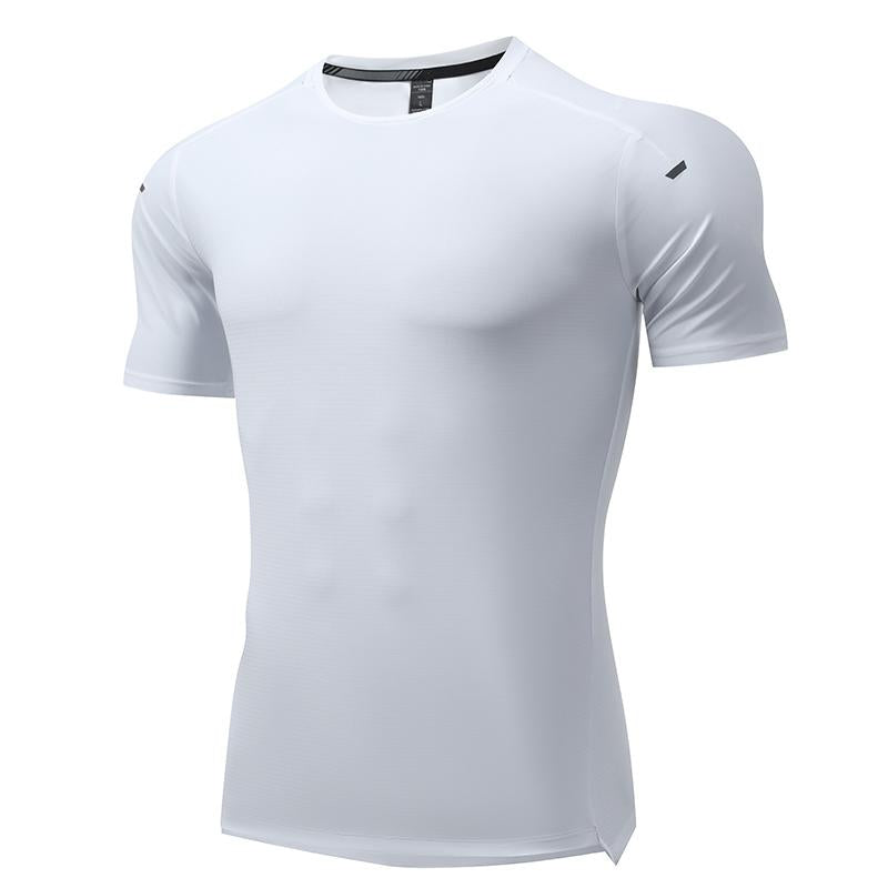 Mens Gym Workout 80%polyester 20%spandex Tshirt L-325314