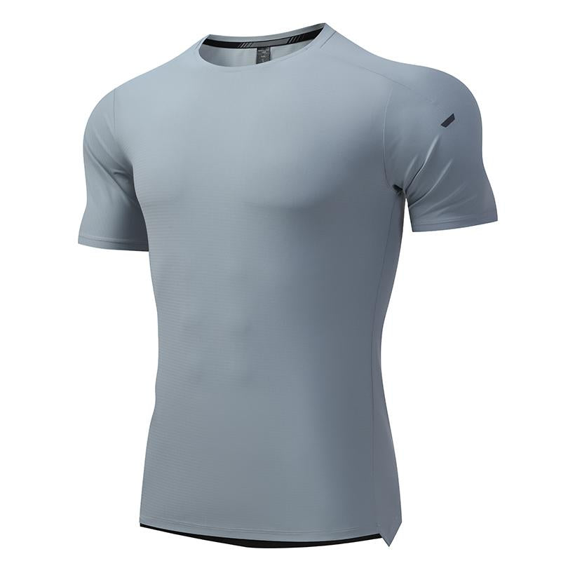 Mens Gym Workout 80%polyester 20%spandex Tshirt L-325314
