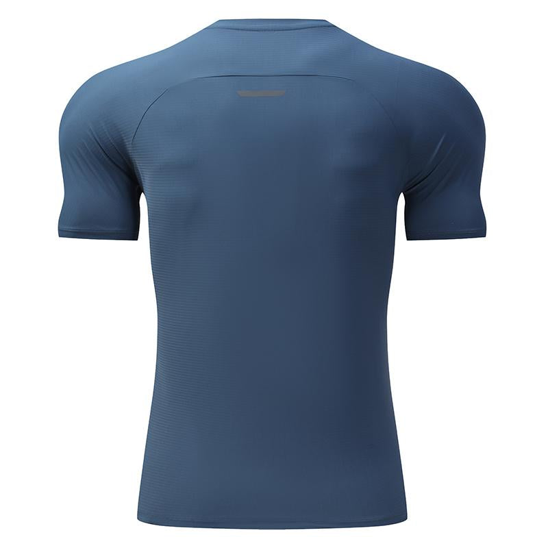 Mens Gym Workout 80%polyester 20%spandex Tshirt L-325314
