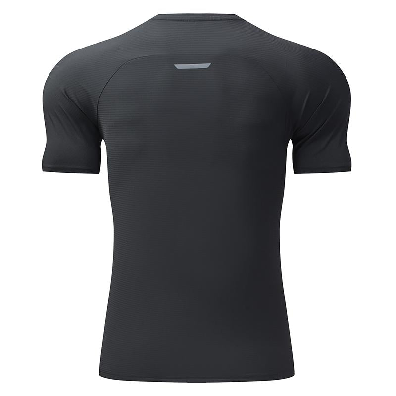 Mens Gym Workout 80%polyester 20%spandex Tshirt L-325314