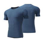 Mens Gym Workout 80%polyester 20%spandex Tshirt L-325314
