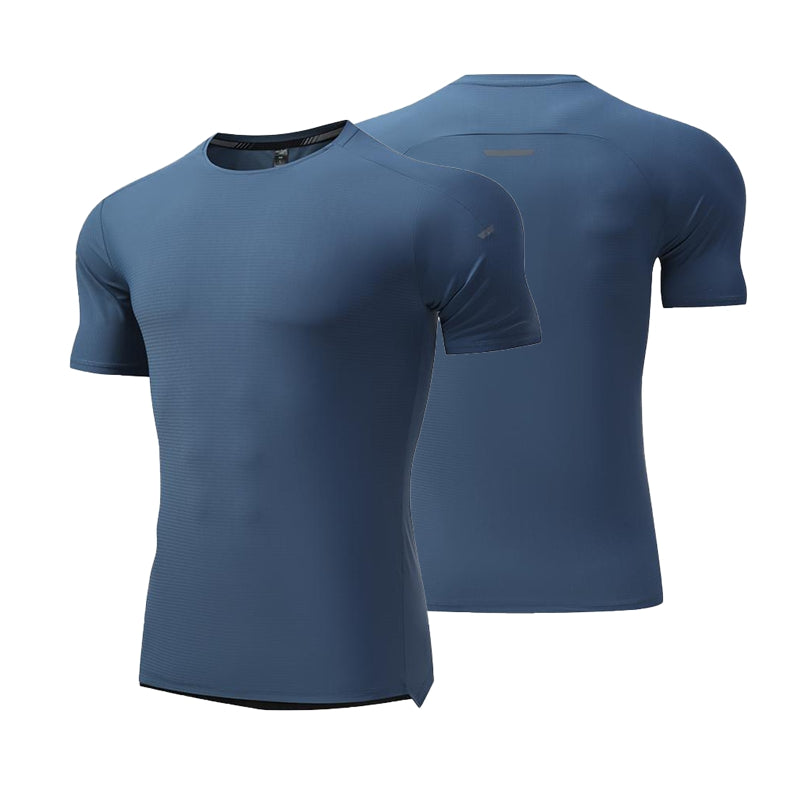 Mens Gym Workout 80%polyester 20%spandex Tshirt L-325314