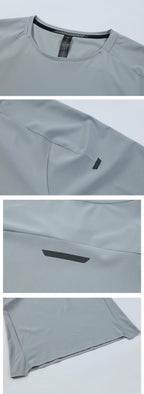 Mens Gym Workout 80%polyester 20%spandex Tshirt L-325314