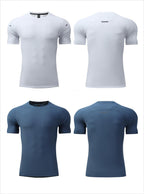 Mens Gym Workout 80%polyester 20%spandex Tshirt L-325314