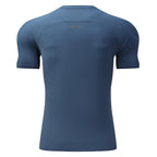 Mens Gym Workout 80%polyester 20%spandex Tshirt L-325314 - Honfitwear