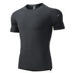 Mens Gym Workout 80%polyester 20%spandex Tshirt L-325314