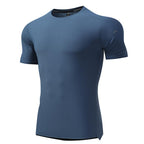Mens Gym Workout 80%polyester 20%spandex Tshirt L-325314