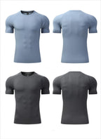 Mens Sportswear Training 88%polyester 12%spandex Tshirt L-325315