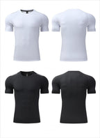 Mens Sportswear Training 88%polyester 12%spandex Tshirt L-325315
