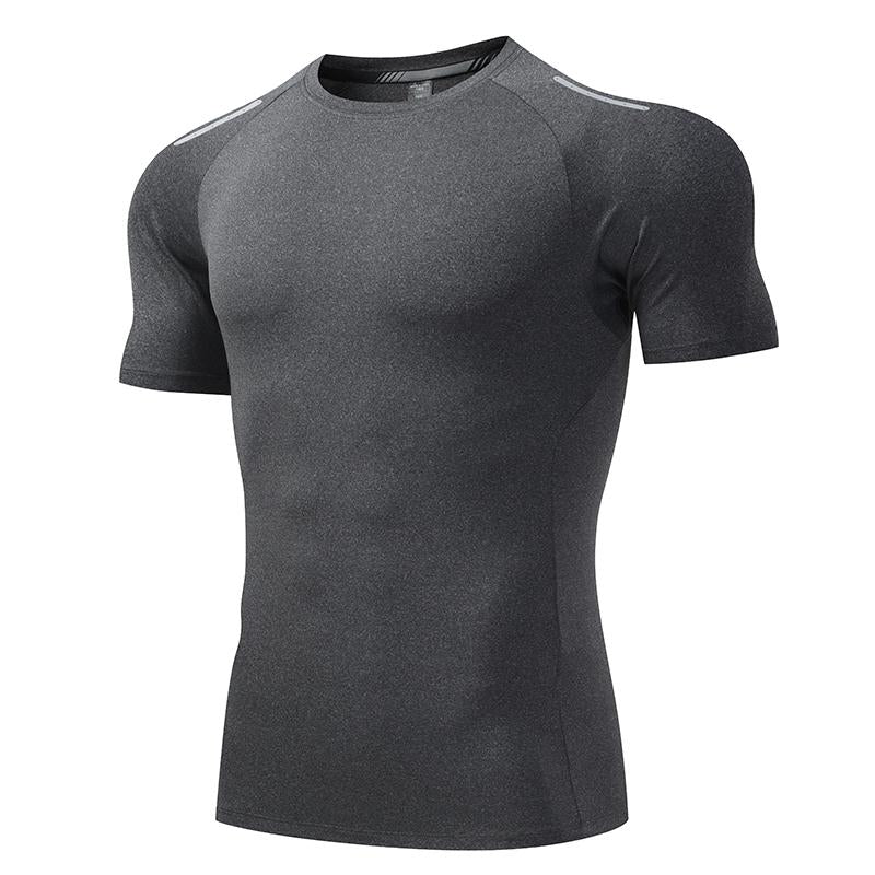 Mens Sportswear Training 88%polyester 12%spandex Tshirt L-325315