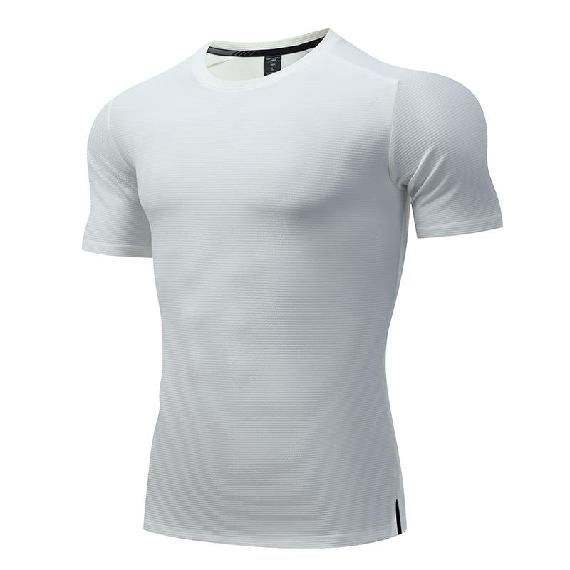 Mens Fitness Running 95%polyester 5%spandex Tshirt L-325316