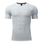 Mens Fitness Running 95%polyester 5%spandex Tshirt L-325316