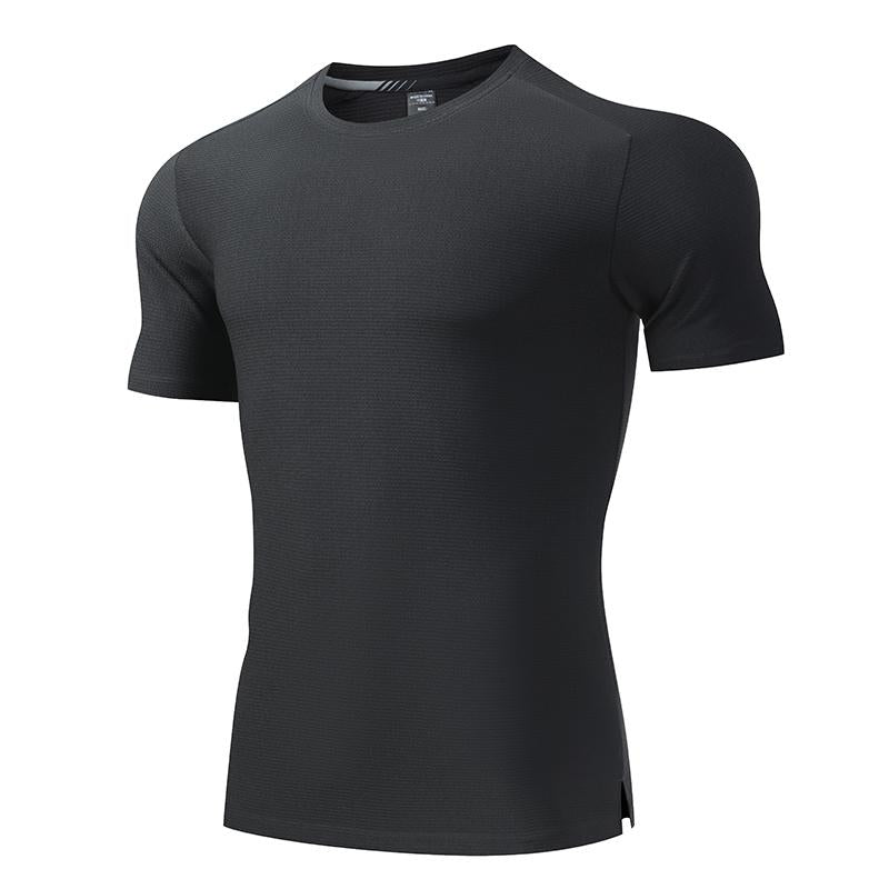Mens Fitness Running 95%polyester 5%spandex Tshirt L-325316