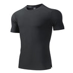 Mens Fitness Running 95%polyester 5%spandex Tshirt L-325316