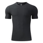 Mens Fitness Running 95%polyester 5%spandex Tshirt L-325316