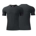 Mens Fitness Running 95%polyester 5%spandex Tshirt L-325316