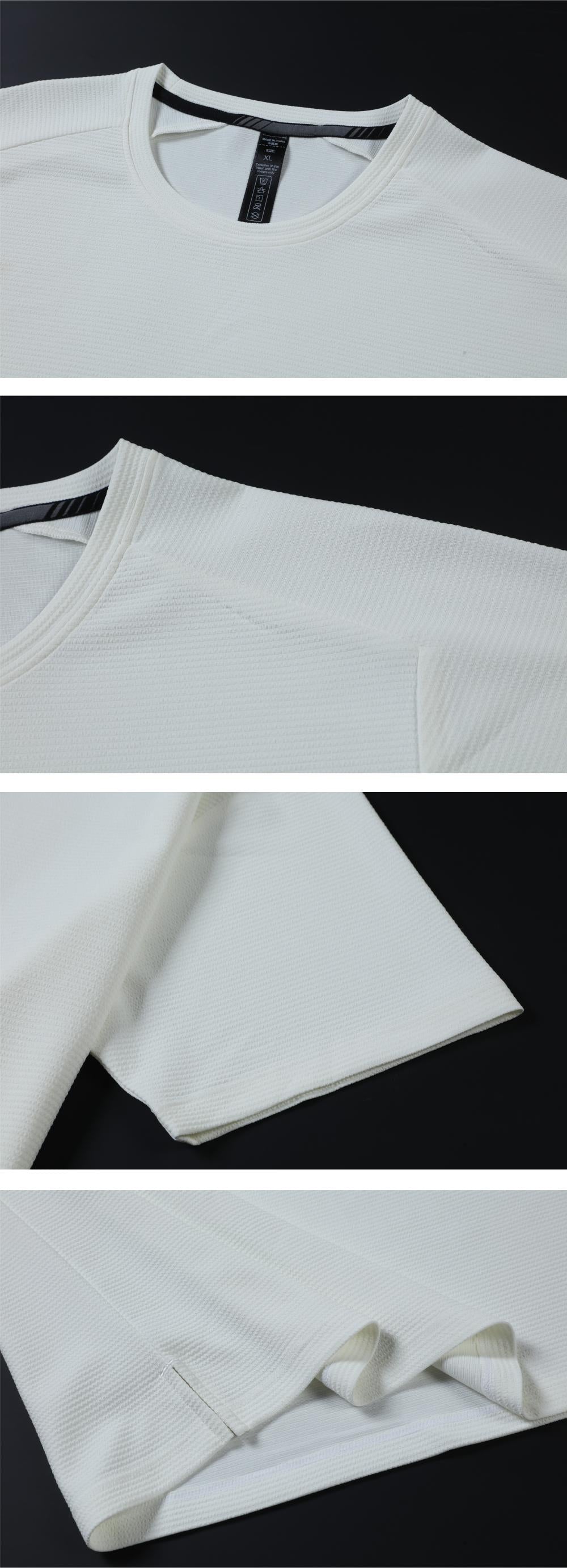 Mens Fitness Running 95%polyester 5%spandex Tshirt L-325316