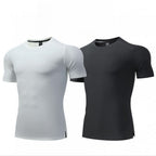 Mens Fitness Running 95%polyester 5%spandex Tshirt L-325316