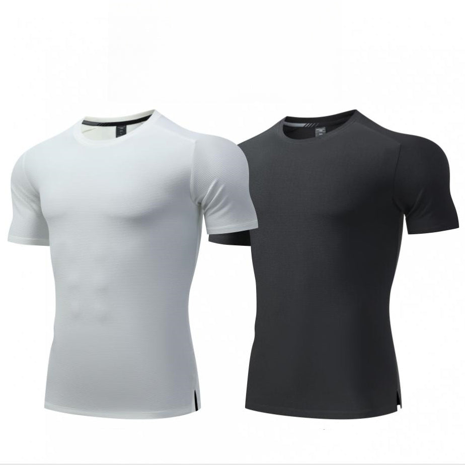 Mens Fitness Running 95%polyester 5%spandex Tshirt L-325316