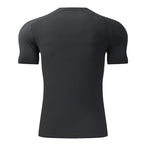 Mens Fitness Running 95%polyester 5%spandex Tshirt L-325316 - Honfitwear