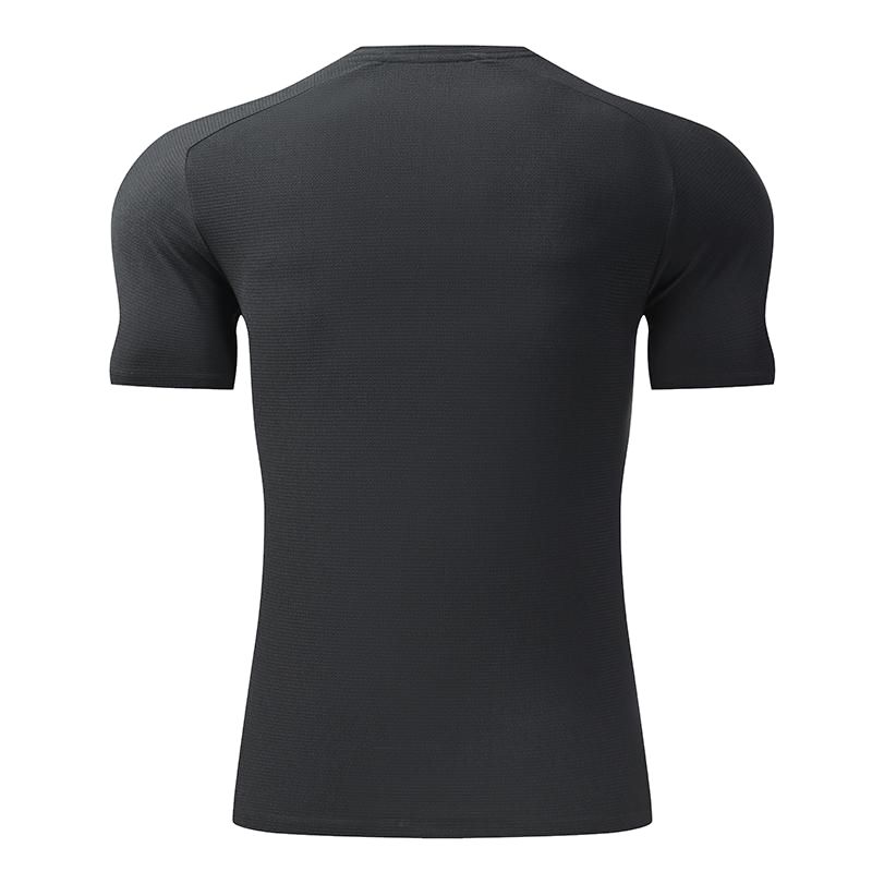 Mens Fitness Running 95%polyester 5%spandex Tshirt L-325316 - Honfitwear