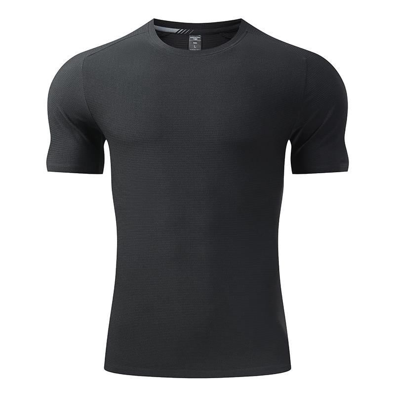 Mens Fitness Running 95%polyester 5%spandex Tshirt L-325316
