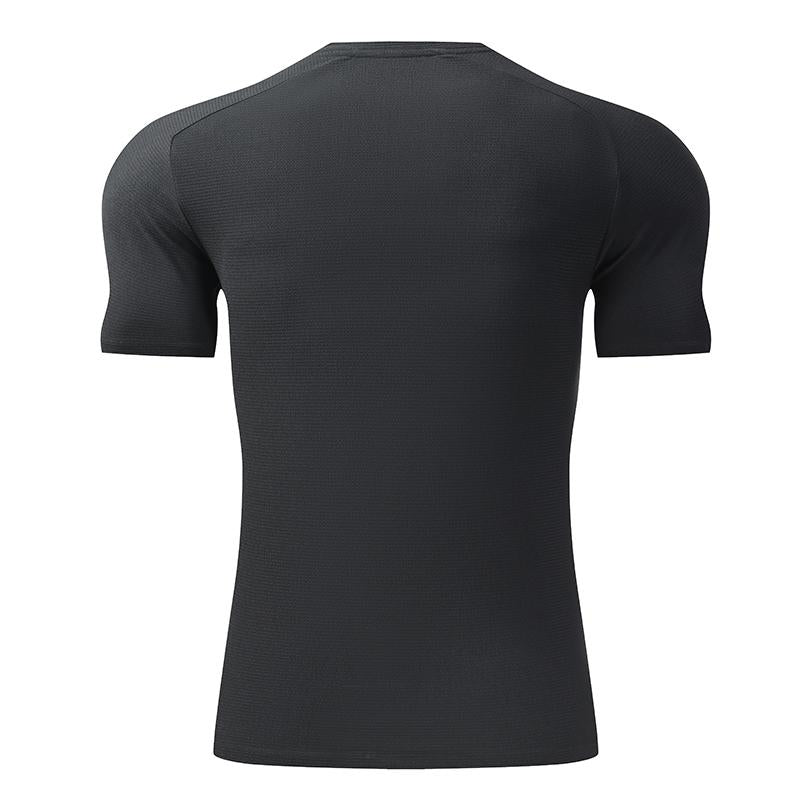Mens Fitness Running 95%polyester 5%spandex Tshirt L-325316