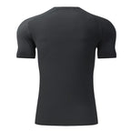 Mens Fitness Running 95%polyester 5%spandex Tshirt L-325316