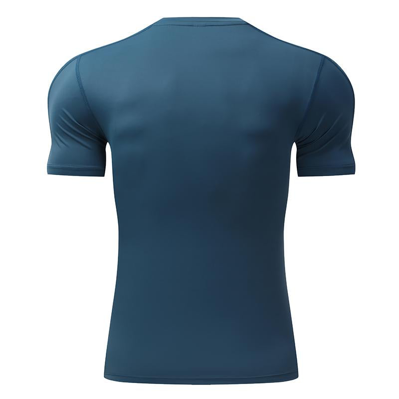 Mens Training Fitness 87%nylon 13%spandex Tshirt L-325317