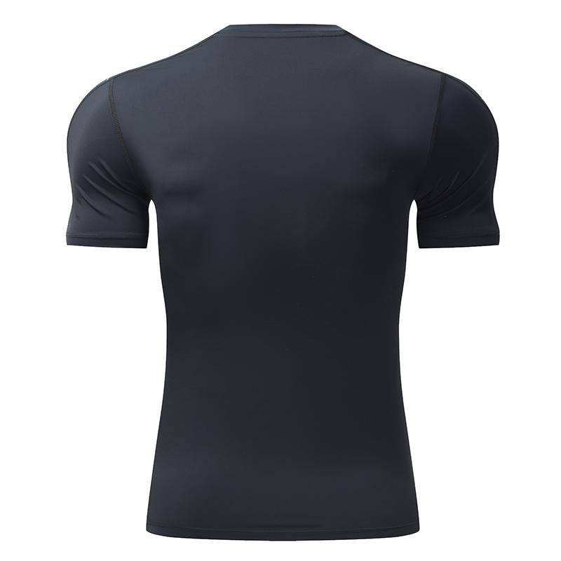 Mens Training Fitness 87%nylon 13%spandex Tshirt L-325317