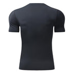Mens Training Fitness 87%nylon 13%spandex Tshirt L-325317