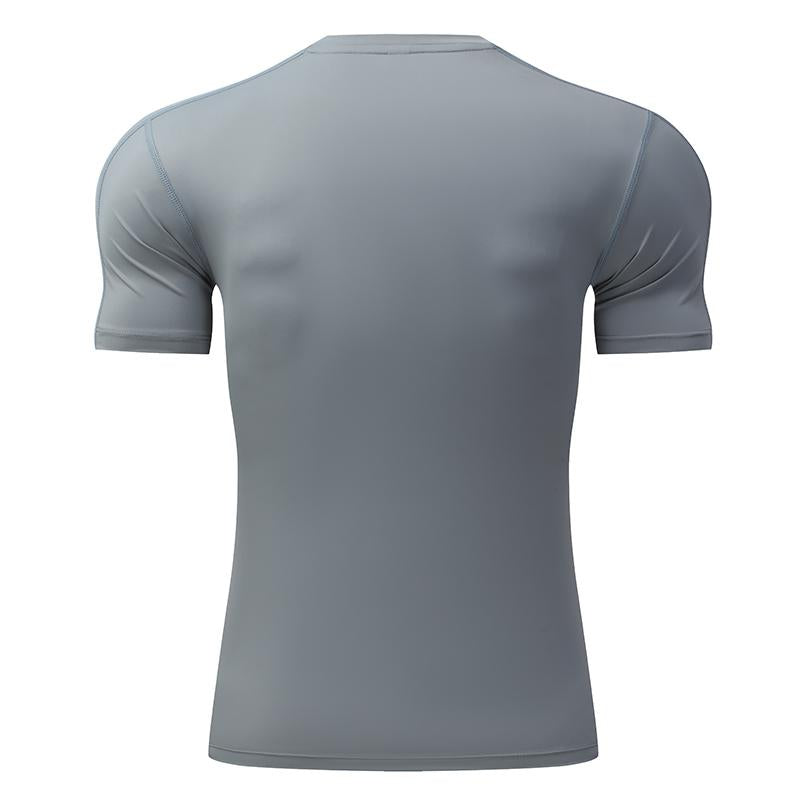 Mens Training Fitness 87%nylon 13%spandex Tshirt L-325317