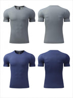 Mens Training Fitness 87%nylon 13%spandex Tshirt L-325317