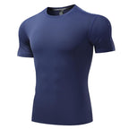 Mens Training Fitness 87%nylon 13%spandex Tshirt L-325317