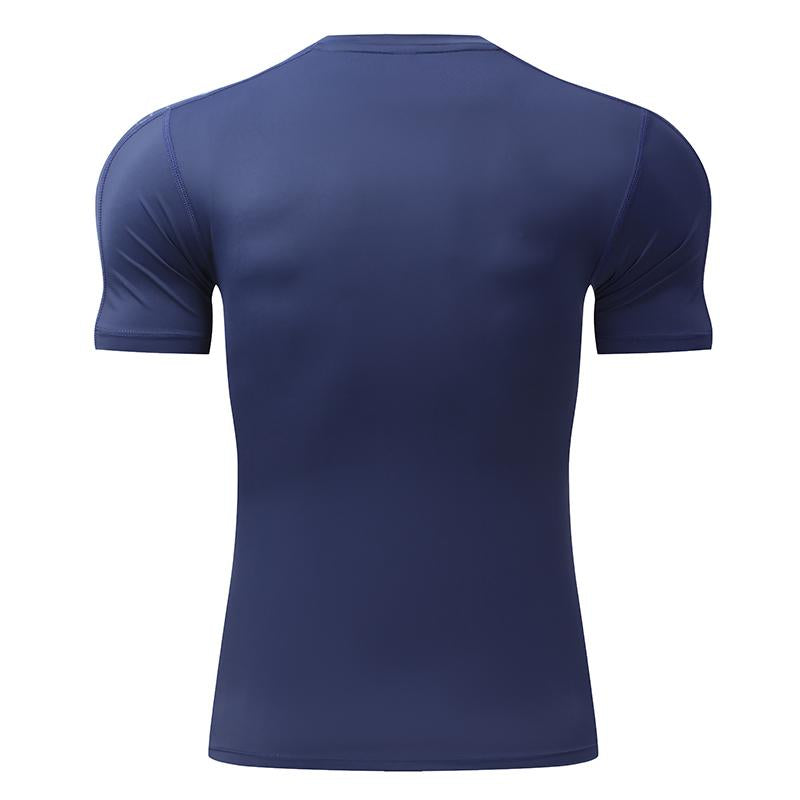 Mens Training Fitness 87%nylon 13%spandex Tshirt L-325317