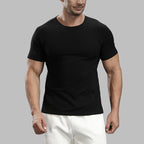 Mens Casual Sports 95%cotton 5%spandex Tshirt L-325338